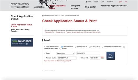korean admission status